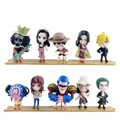 DANWEILE - Animación One Piece Diez Figuras Juguetes Decoración