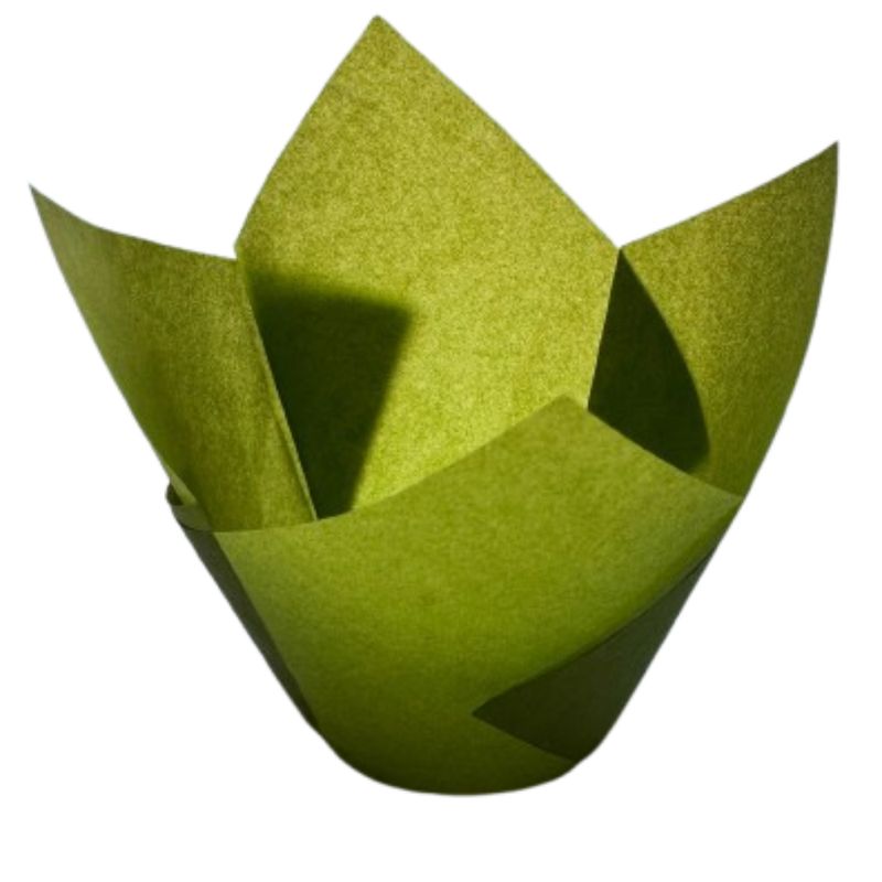GENERICO - Tulipa Para Muffin Verde 50 un