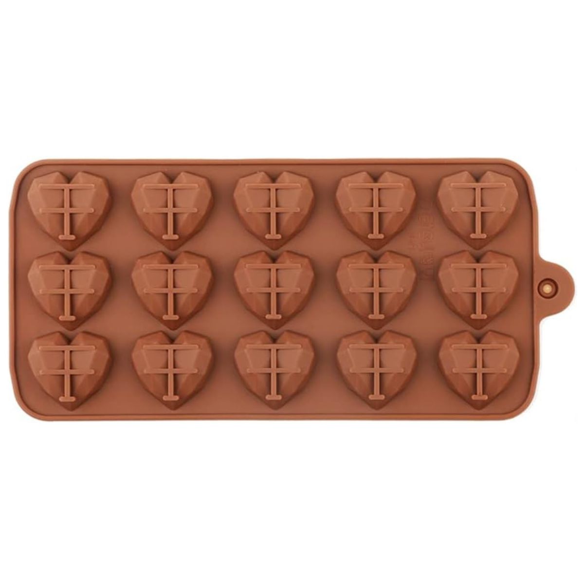 GENERICO - Moldes 15 Espacios Corazones 3D