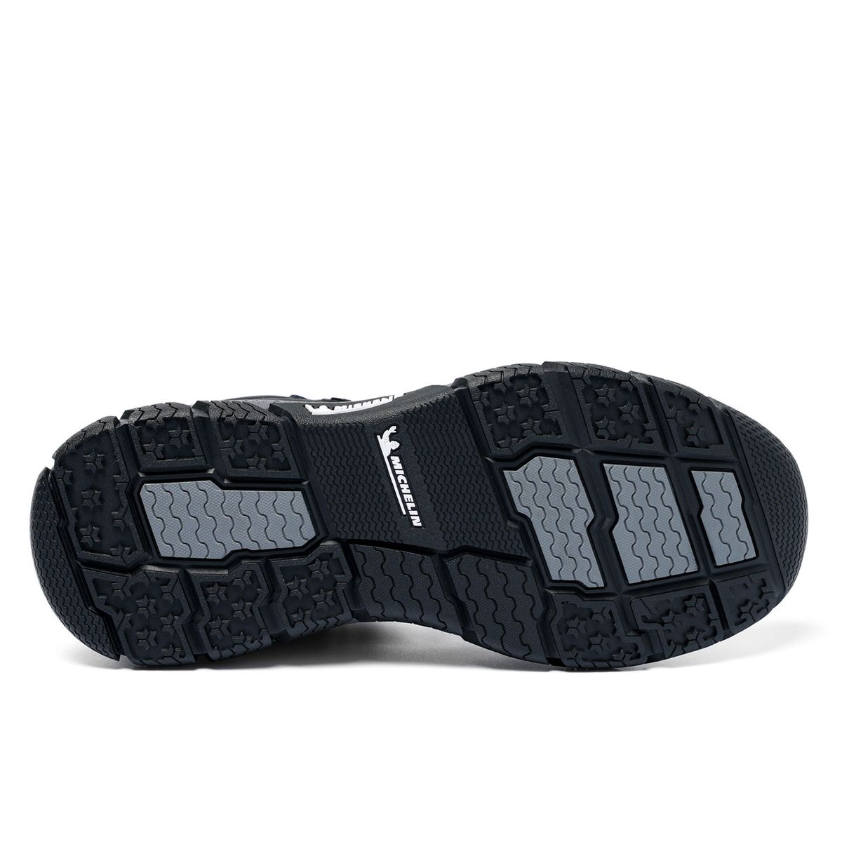 MICHELIN FOOTWEAR - Zapatilla Botín Casual Hombre Negro Gris Michelin Df08