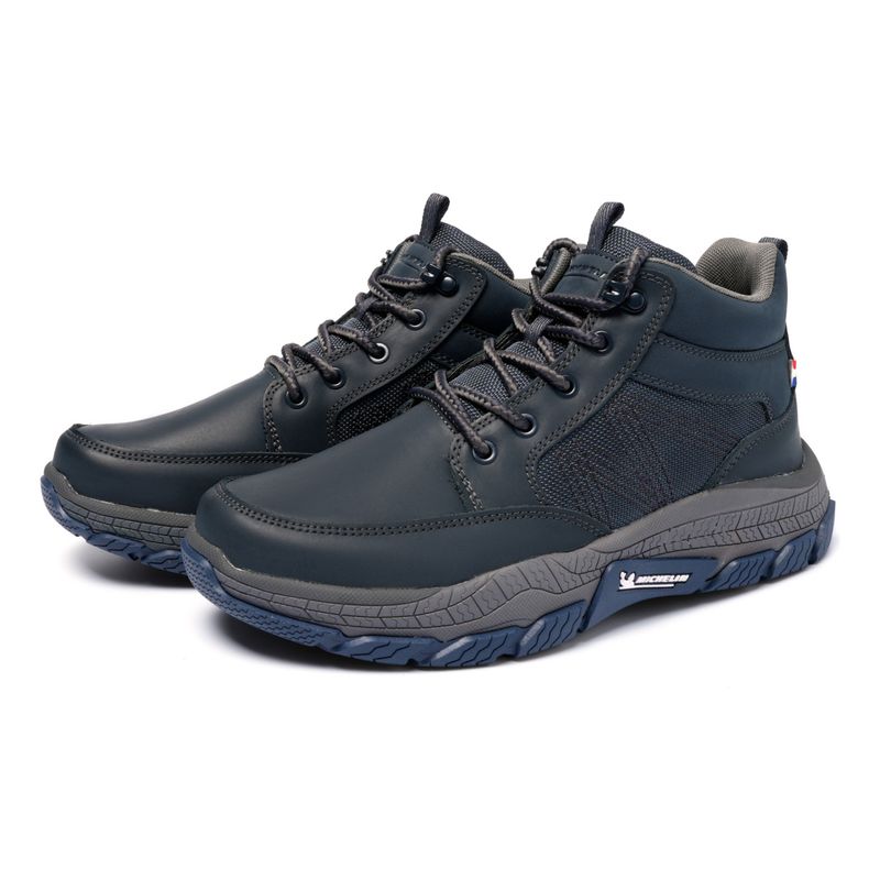 MICHELIN FOOTWEAR - Botín Caña Alta Hombre Azul Oscuro Michelin Df08
