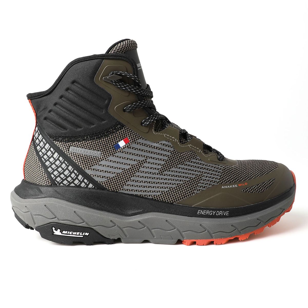 MICHELIN FOOTWEAR - Botín Zapatilla Impermeable Hombre Caqui Michelin Aw06