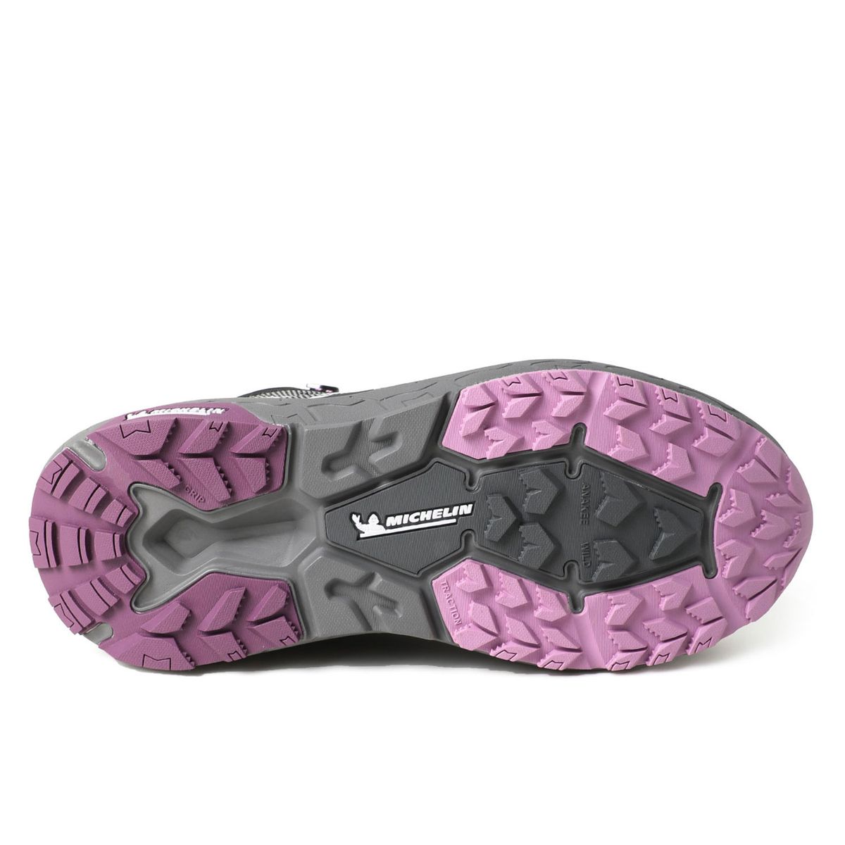 MICHELIN FOOTWEAR - Botín Zapatilla Impermeable Mujer Negro Rosa Michelin Aw06