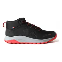 MICHELIN FOOTWEAR - Botín Caña Alta Negro y Rojo Hombre Michelin Dr37