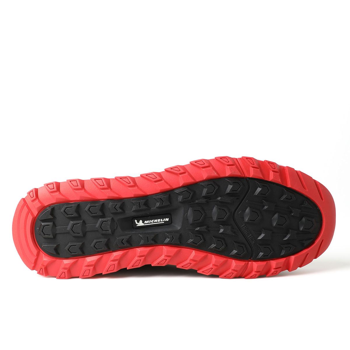 MICHELIN FOOTWEAR - Zapatilla Botín Senderismo Hombre Negro Rojo Michelin Dr37