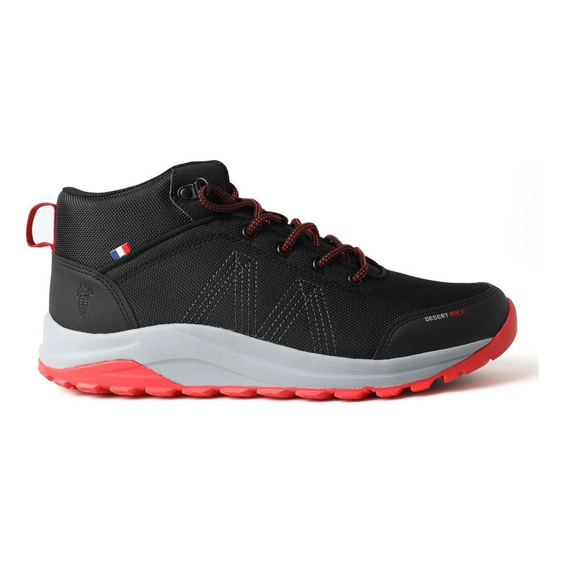 MICHELIN FOOTWEAR - Botín Caña Alta Negro y Rojo Hombre Michelin Dr37