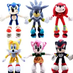 DANWEILE - Set de 6 peluches Sonic the Hedgehog 20cm.