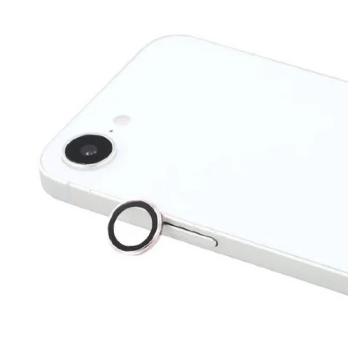 GENERICO - Protector De Lente Para Cámara iPhone 16e - Rosa Claro