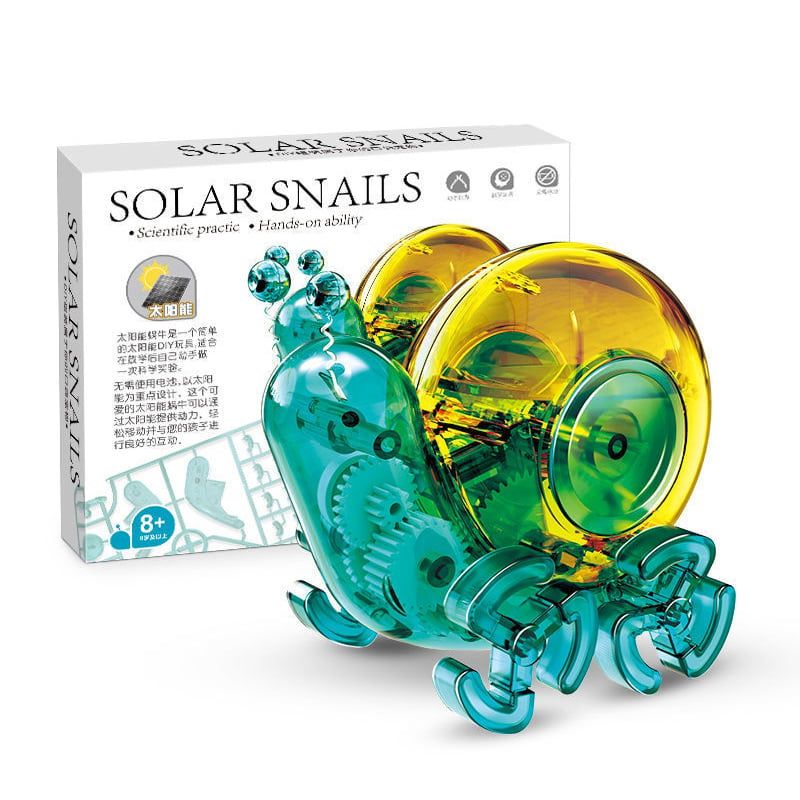 DANWEILE - Montaje de caracol solar de bricolaje Robots Solar 13 en 1