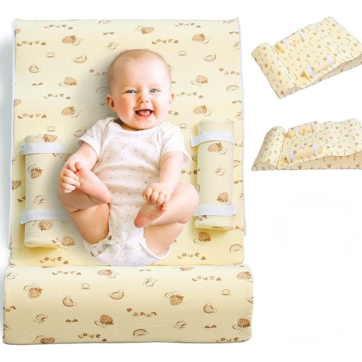 U BUY - Cojín Almohada Anti-reflujo Para Bebé 54cm