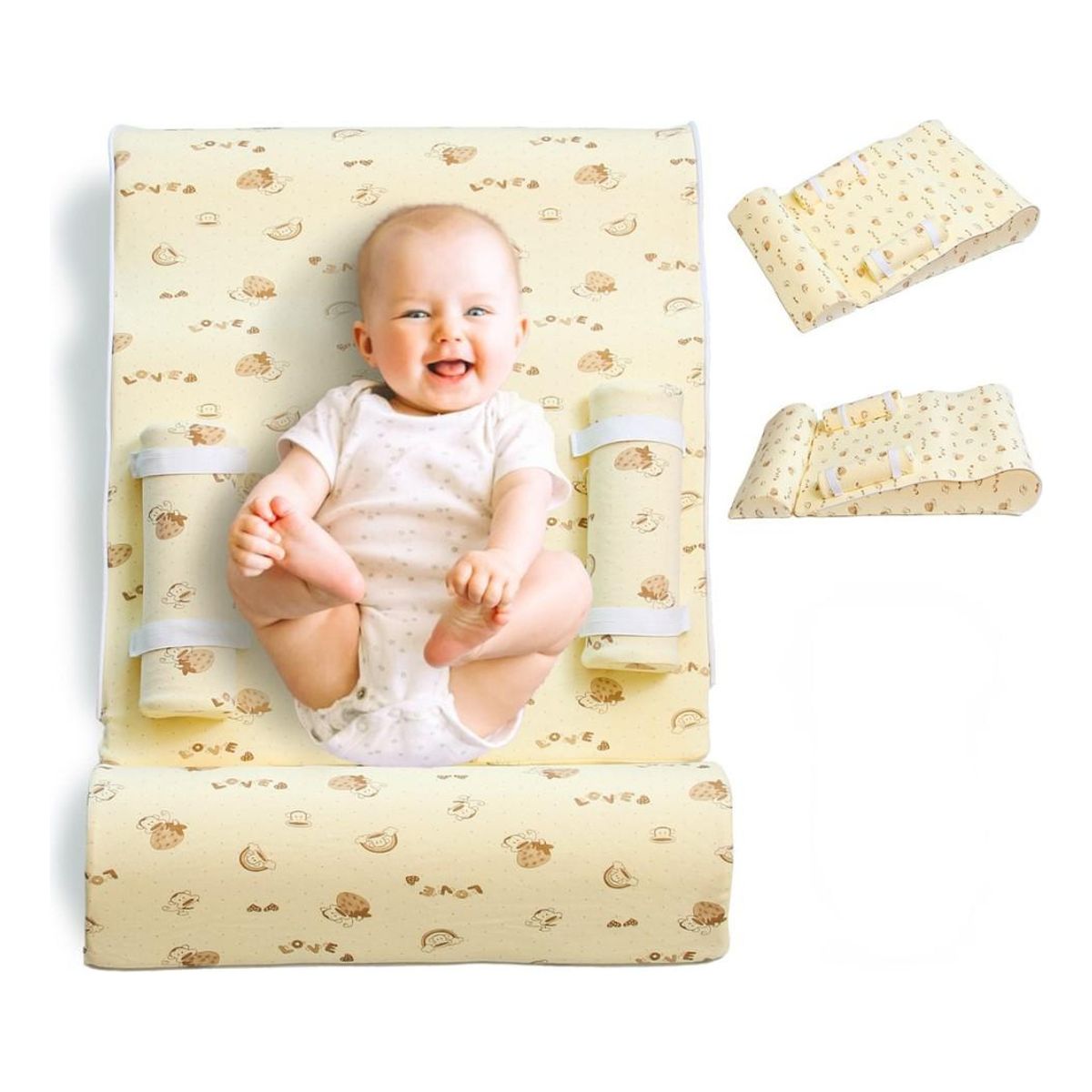 U BUY - Cojín Almohada Anti-reflujo Para Bebé 54cm