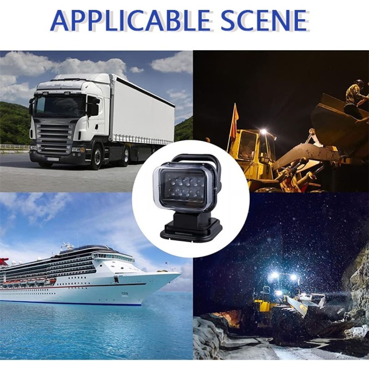 METEX - Foco Busca Camino Led 50w Imantado De 360 Grados Focos