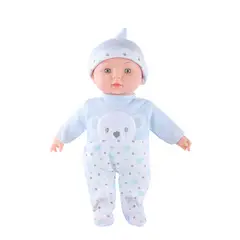 DANWEILE - Bebé Reborn Muñecas Realista Reborn Silicona 30cm-Ojos negro
