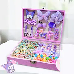 DANWEILE - Set de 156 accesorios para el pelo para niñas - Coulomi