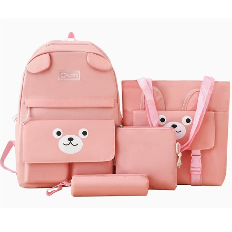 DANWEILE - Mochila informal animados para primaria y secundaria - Rosa