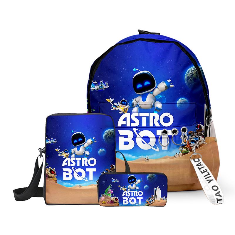 DANWEILE - Conjunto de tres piezas de mochila robot espacial 3D- 9