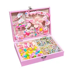 DANWEILE - Set de 156 accesorios para el pelo para niñas - Melody