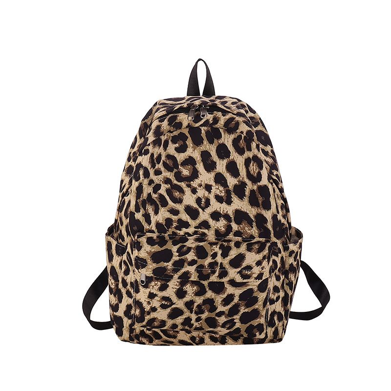 DANWEILE - Mochila escolar popular gran capacidad con estampado Marrón