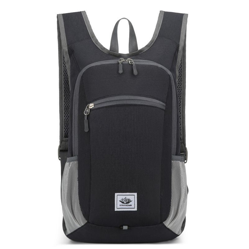 DANWEILE - Mochila plegable portátil para hombres y mujeres - Negro