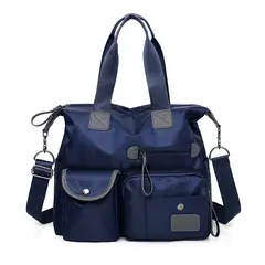 DANWEILE - Bolso bandolera mujer gran capacidad azul