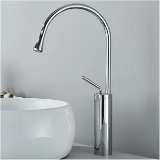 BLUEDREAMER - Grifos de baño de arco alto grifos de lavabo monomando