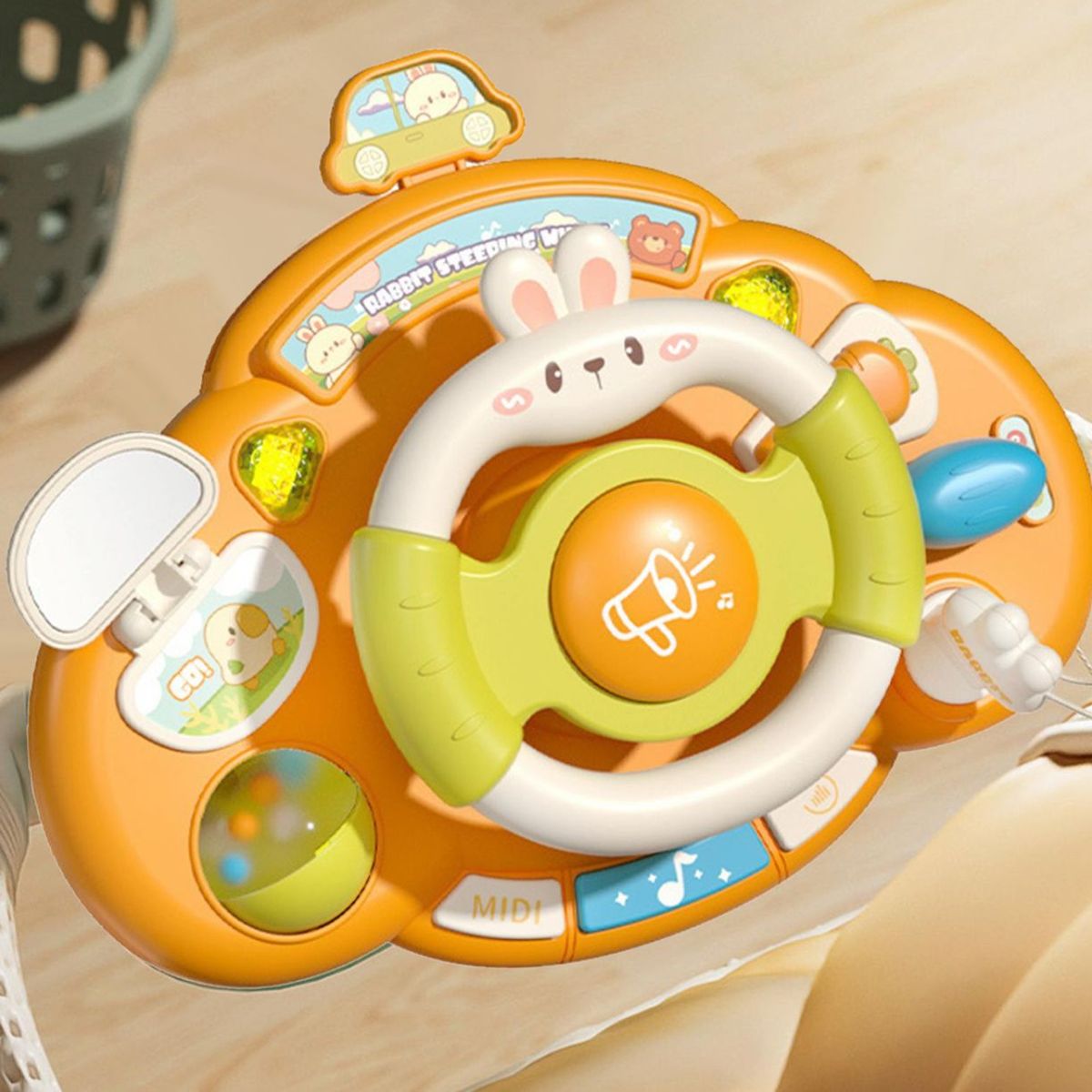 GENERICO - Juguete Simulador De Volante Musical Para  Bebe