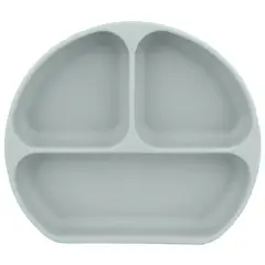INFANTI - Plato Con Divisiones Azul