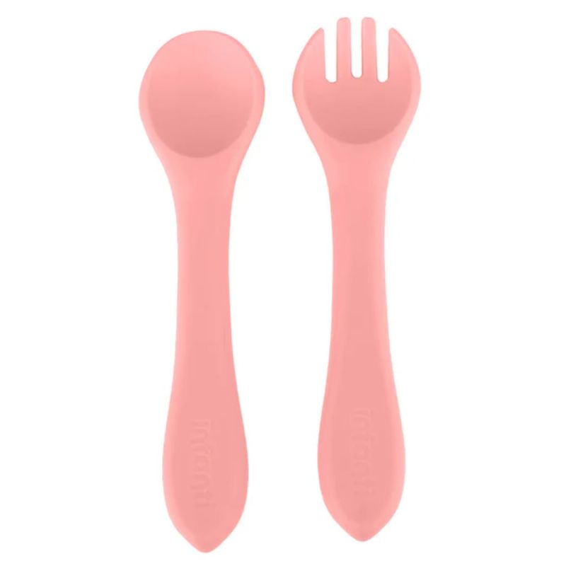 INFANTI - Set Cuchara y Tenedor INFANTI Rojo