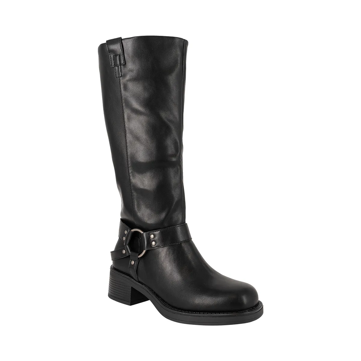 ALQUIMIA - Bota Larga Mujer Biker Negro Jessa Alquimia