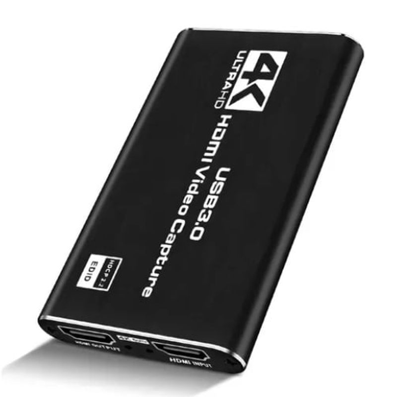 GENERICO - Capturadora Hdmi 4k Ultra Video Audio Mic In Streaming 3.0