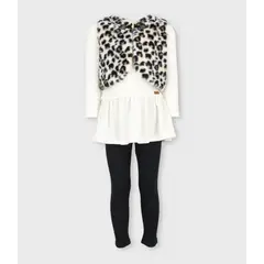 LIMONADA - Conjunto niña con bolero negro