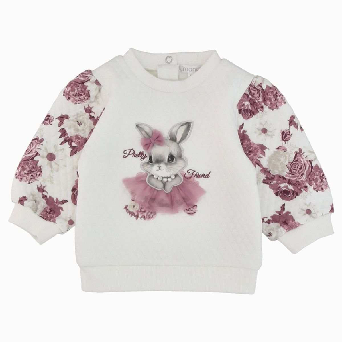 LIMONADA - Buzo recién nacida con conejo palo rosa Limonada