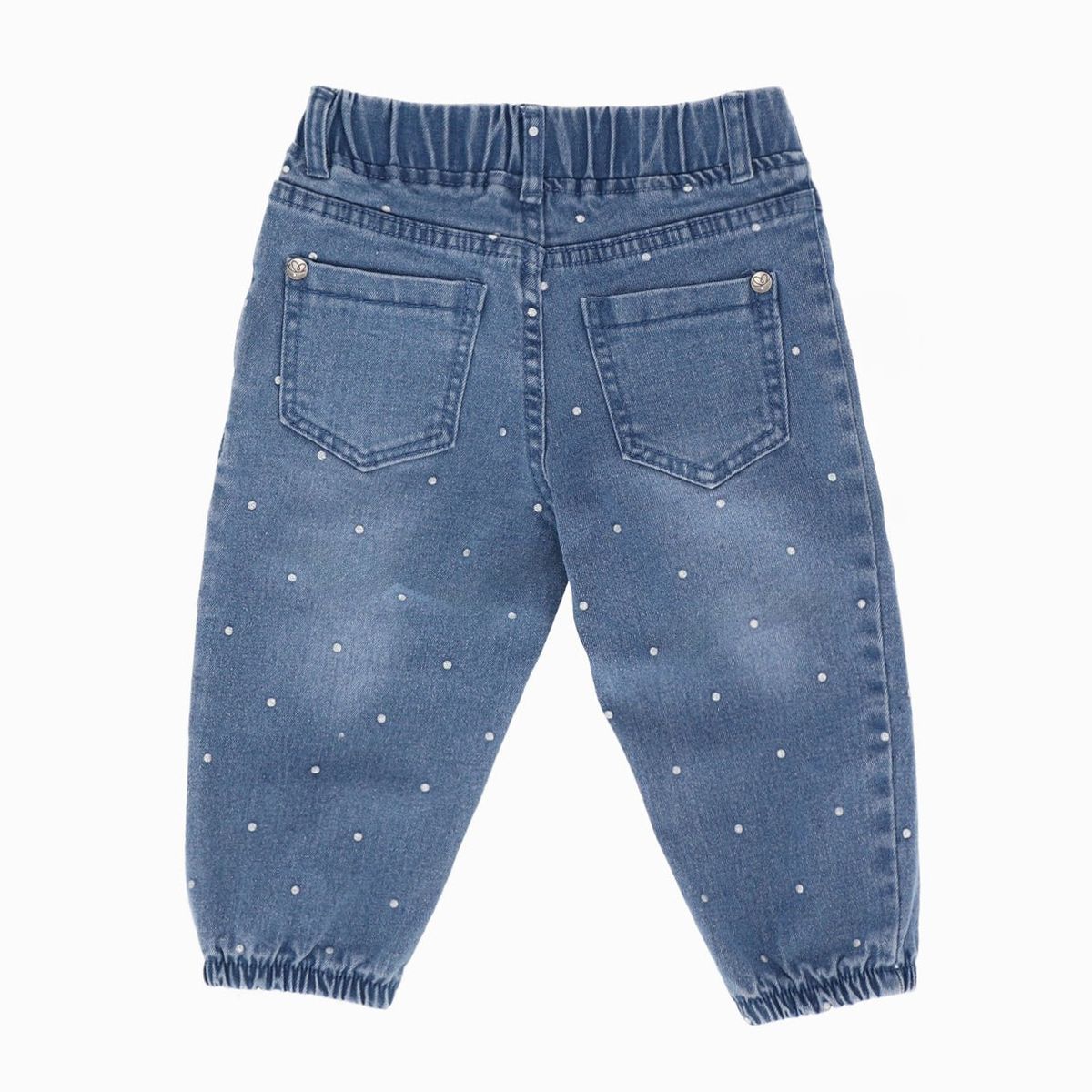 LIMONADA - Jeans bebés con puntos celeste Limonada