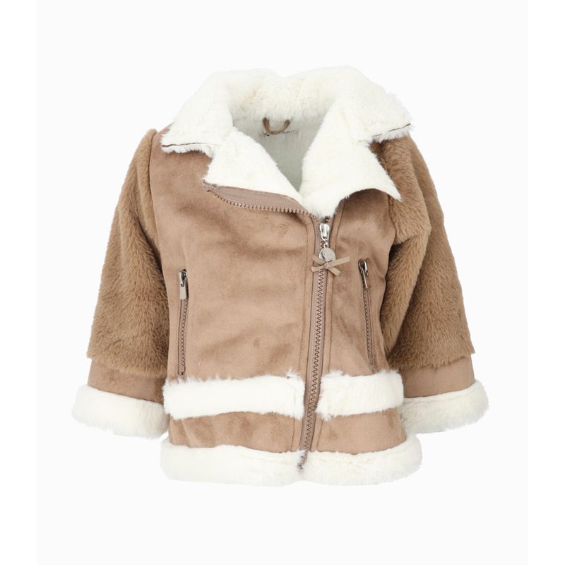 LIMONADA - Chaqueta bebés aviadora chocolate Limonada