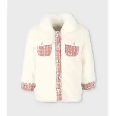 LIMONADA - Chaqueta bebés sherpa blanco