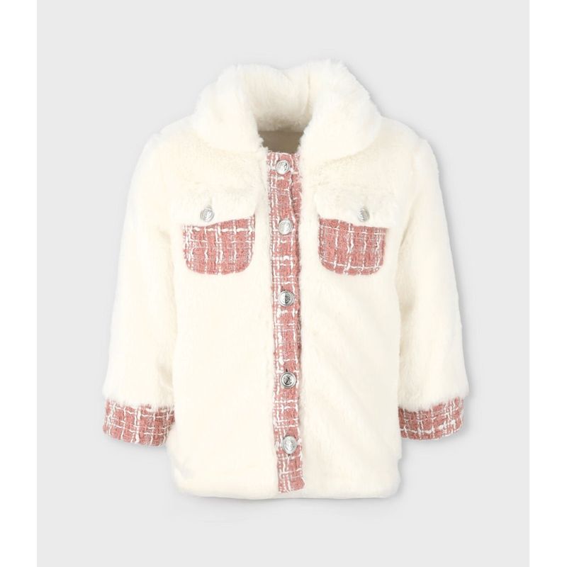 LIMONADA - Chaqueta bebés sherpa blanco Limonada