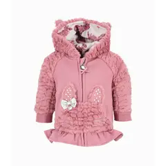LIMONADA - Polerón bebé con polar palo rosa