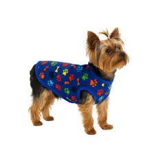 GENERICO - Capa de Polar para perro talla XS 25 CM Yorkshire, Pomerania - Azul - XS