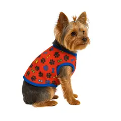 GENERICO - Capa de Polar para perro talla XS 25 CM Yorkshire, Pomerania - Rojo - XS