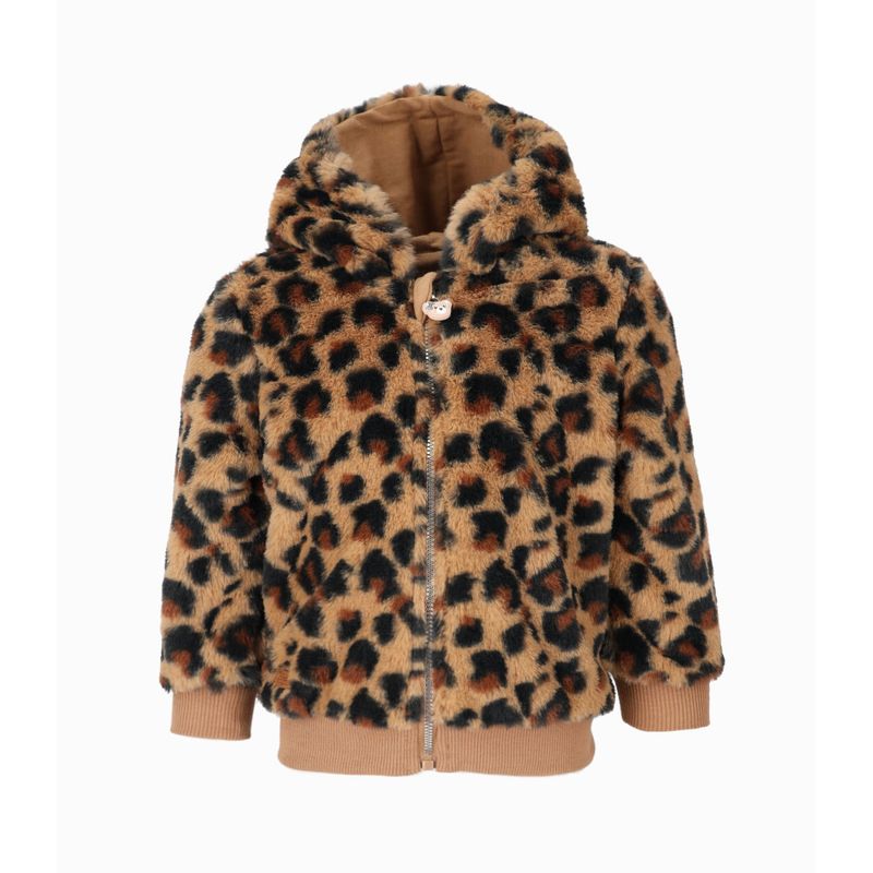 LIMONADA - Polerón bebés animal print beige Limonada