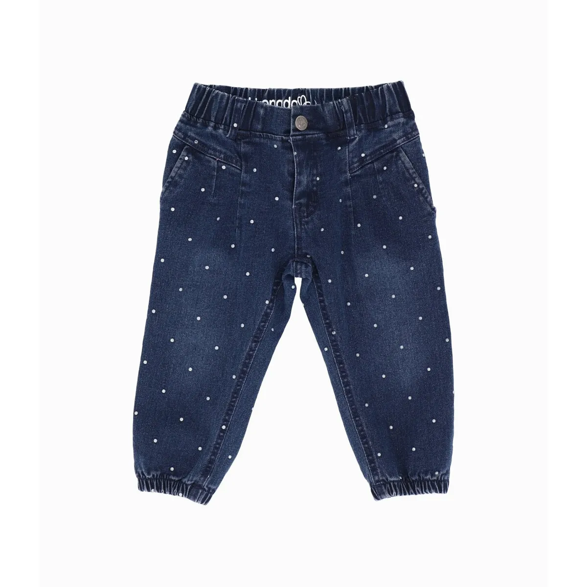 LIMONADA - Jeans bebés con puntos azul marino Limonada
