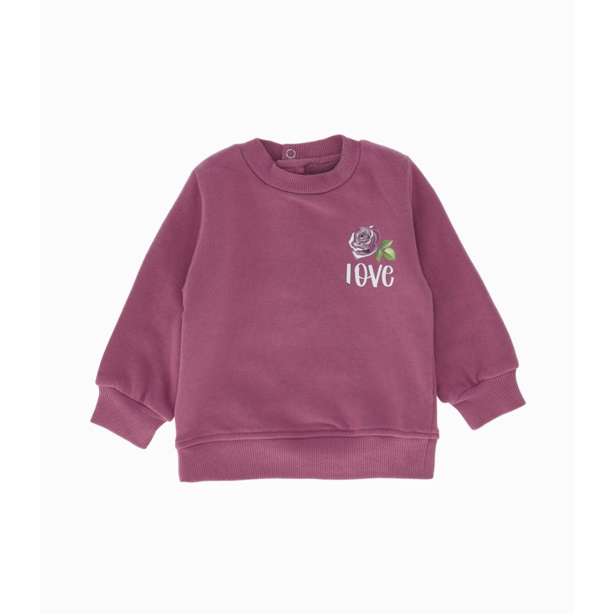 LIMONADA - Polerón bebés love burdeo Limonada