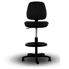 GENERICO - Silla de Cajero con Apoya Pies Rudy - Cod - CA520