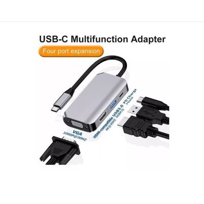 Imagen 2 del producto Adaptador Conversor Tipo-c A Hdtvvgausb 30pd