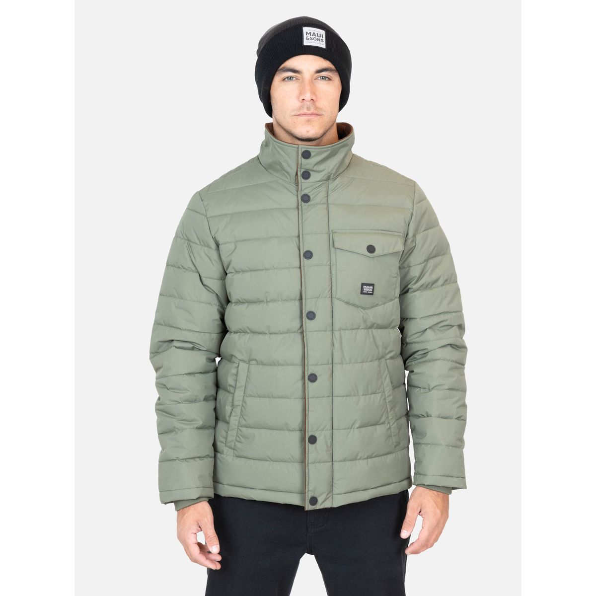 MAUI AND SONS - Parka Speed Verde Hombre Maui And Sons - Verde