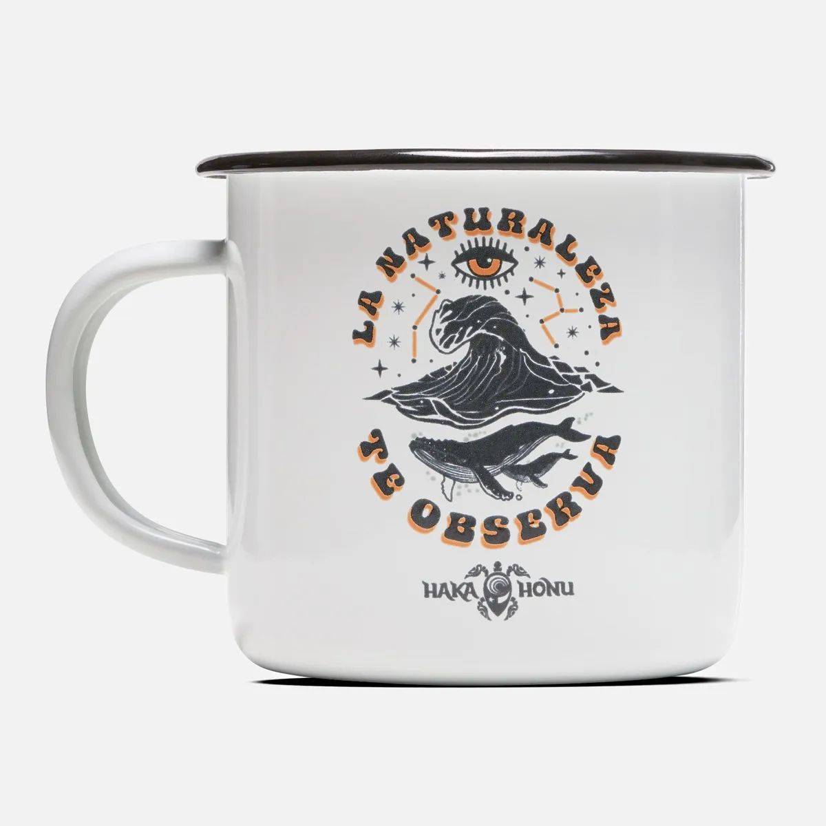 HAKA HONU - Tazón Acampao Blanco Haka Honu