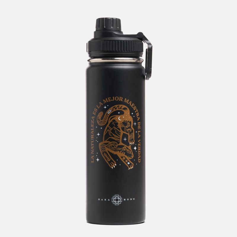 HAKA HONU - Botella Esport 600 Ml Negro Haka Honu
