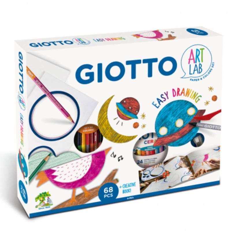 GIOTTO - Set Creativo Giotto Art Lab Dibujo 68 Piezas.