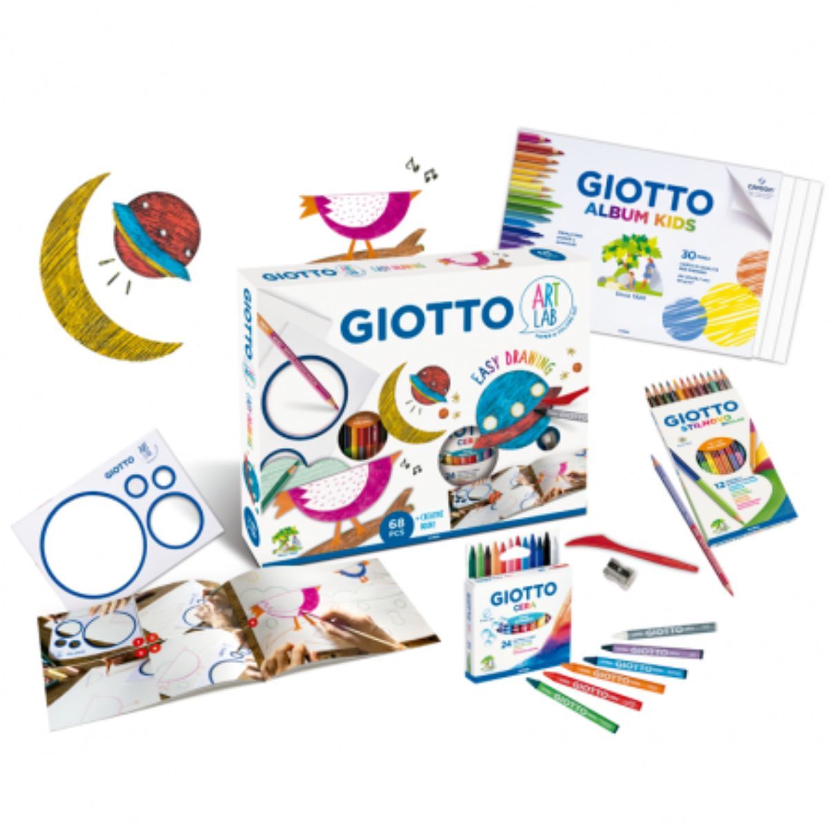GIOTTO - Set Creativo Giotto Art Lab Dibujo 68 Piezas