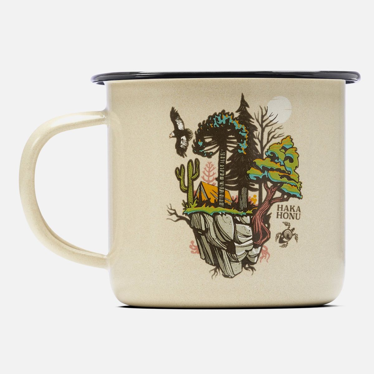 HAKA HONU - Tazón Acampao Beige Haka Honu